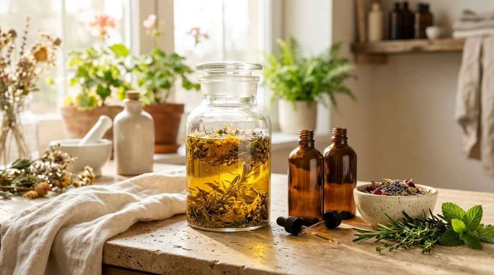 Tinctures, oils & infusions