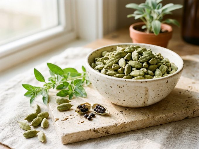 Green Cardamom (Elettaria cardamomum)