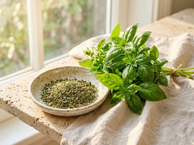 Sweet Basil (Ocimum basilicum)